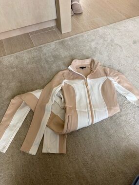 JLUXLABEL Beige Arctic Rush Ski Suit